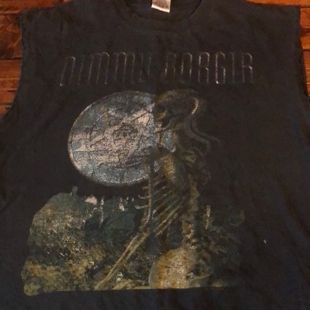 Dimmu Borgir cut off sleeve t shirt
